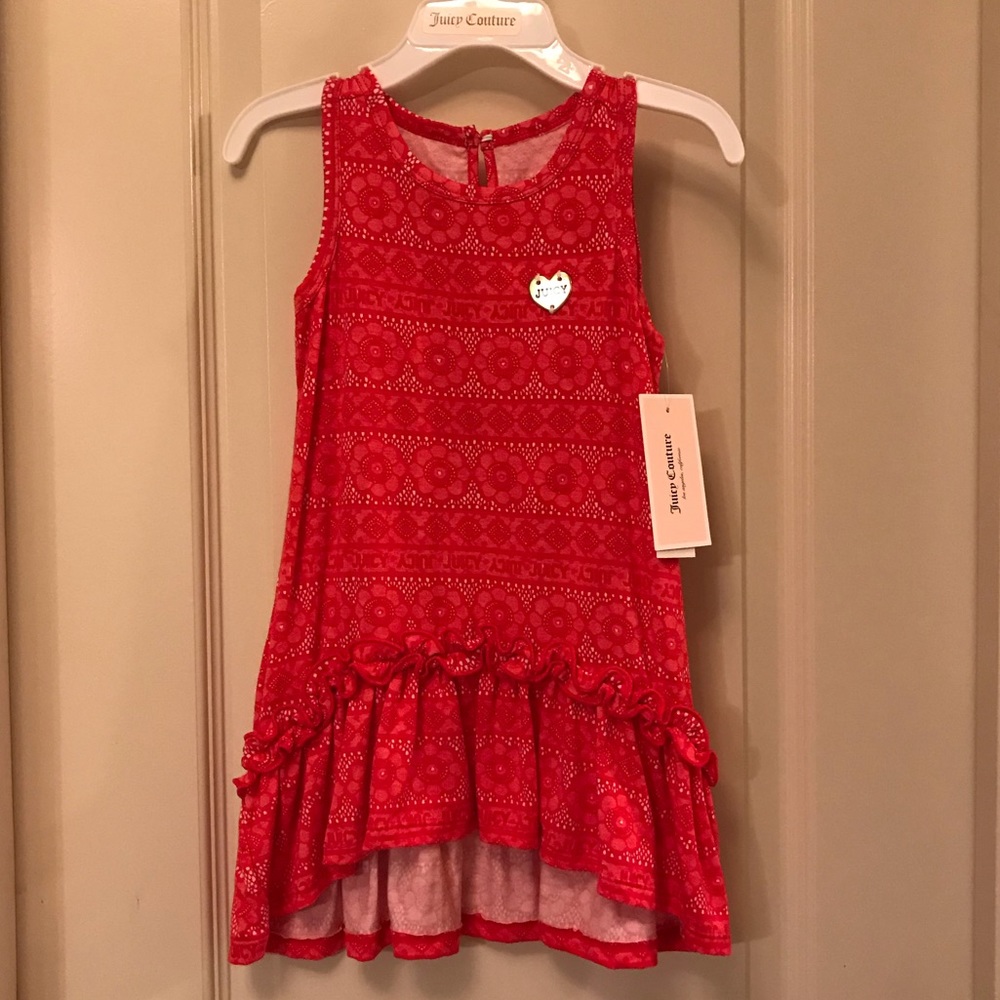 Red Juicy Couture Dress & Bloomers Size 18M